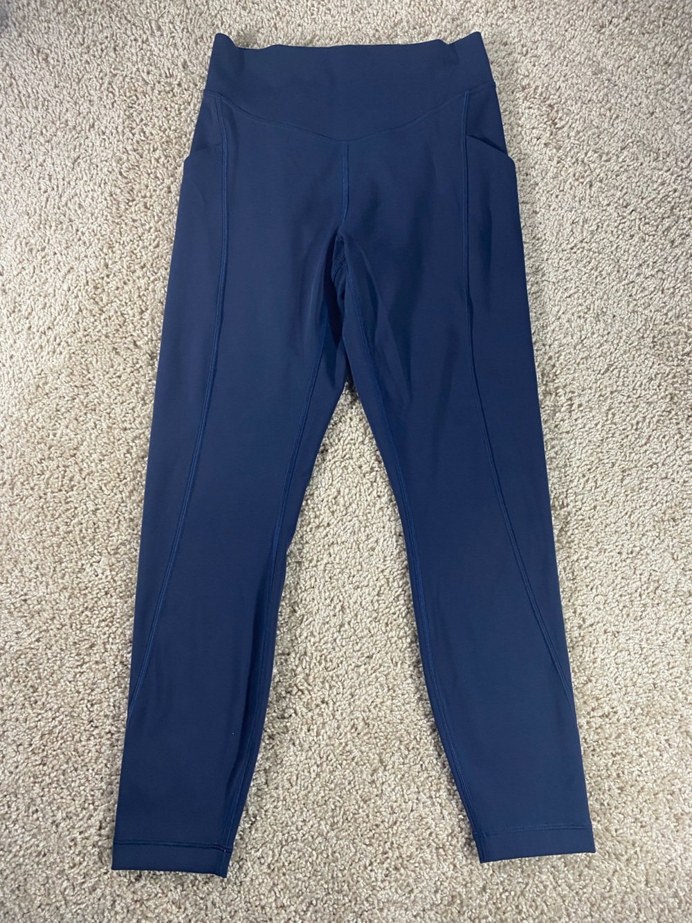 Lululemon Wunder Under SmoothCover High-Rise Tight 25" inch True Navy 8 Medium - Picture 4 of 12
